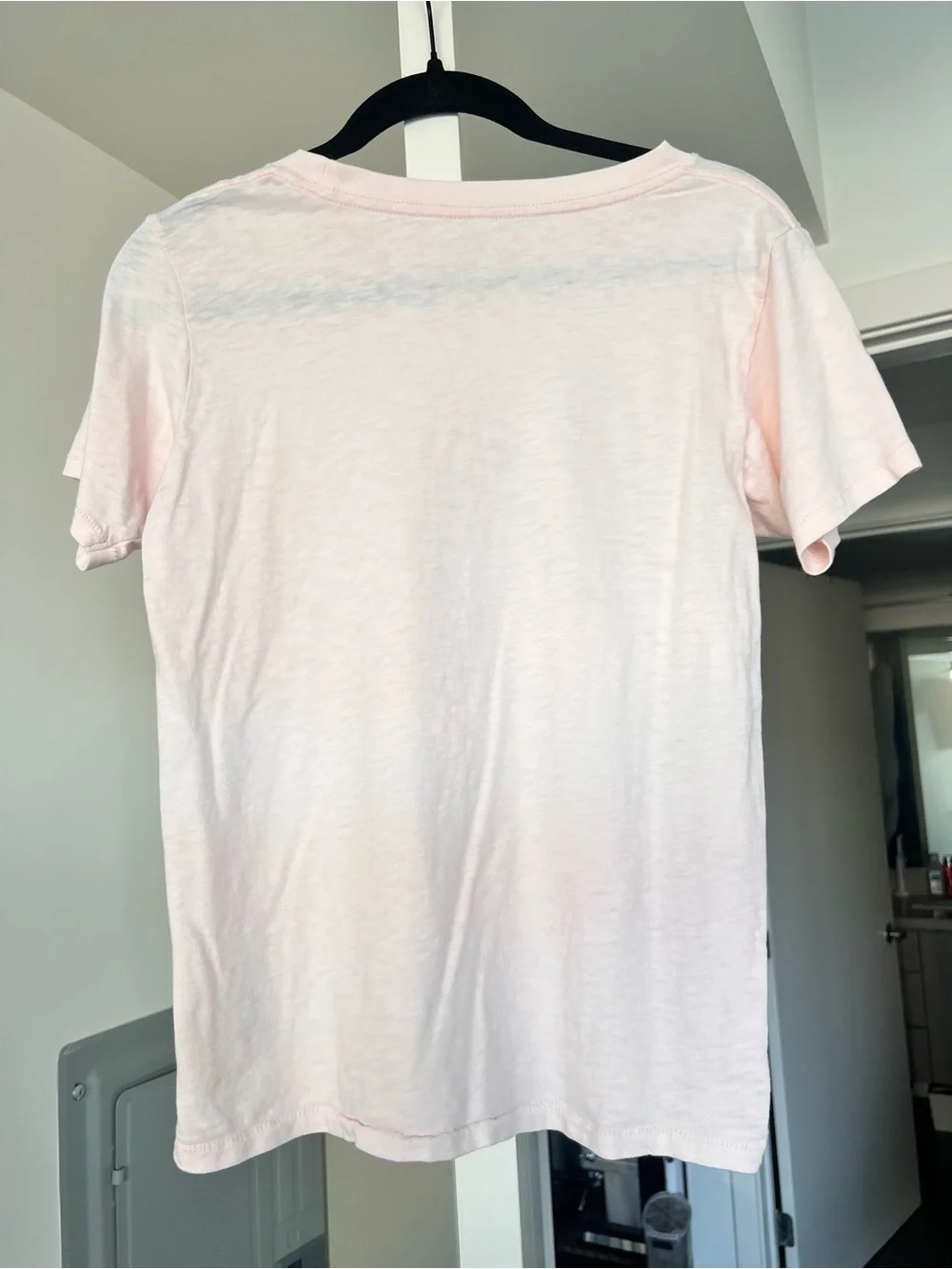 J.Crew Old Fashioned Graphic Cotton T-Shirt Pink Size Small - Picture 6 of 8